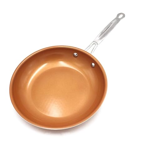FRINGANP sartén Antiadherente Sartén De Cobre Con Revestimiento De ...