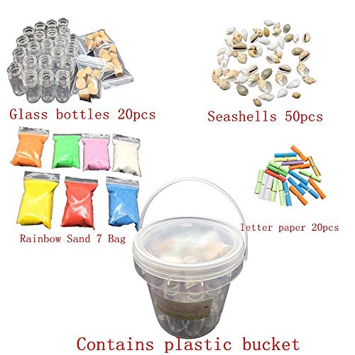 1 Guaishou+Wishing+Bottles+Colorful+Seashells