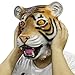 Novelty Latex Rubber Creepy Deluxe Tiger Mask Halloween Party Costume Decorations Fits most adult heads
