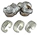 Stainless Steel Charms Mix 4pcs Factory Wholesale Tibetan Jewelry Vintage Silver Bangles Antique Tibetan Silver Cuff Bracelets