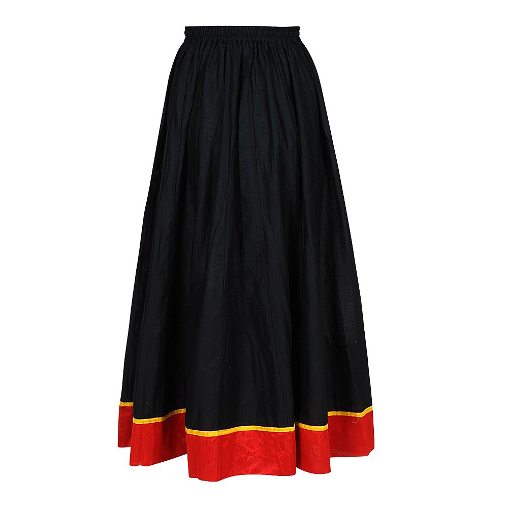 roshniiks women jaipuri skirt multiple borders&hellip;