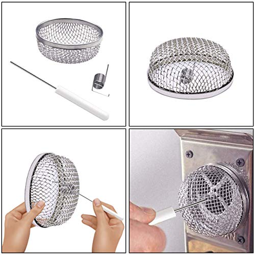 Eazy2hD 4 Pack Flying Insect Screen for RV Refrigerator Vents, RV