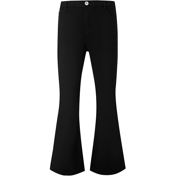 60s〜70s vintage slacks ZYXTIM Men Bell Bottom Pants Vintage 60s 70s Slim Fit