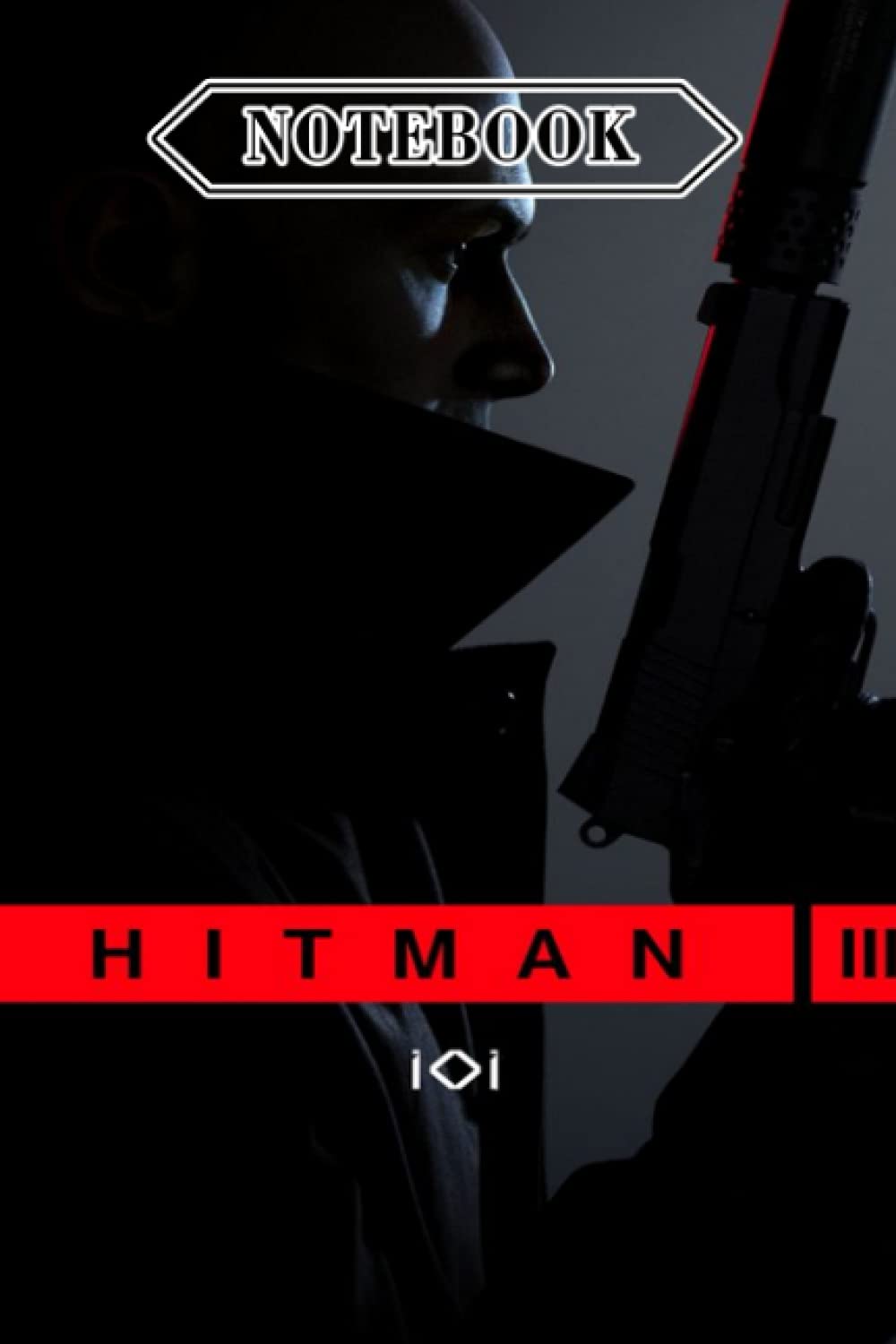 Notebook: hitman agent 47, Journal 6 x 9, 100 Page Blank Lined Paperback Journal/Composition Notebook/Diary