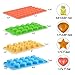 Silicone Gummy Bear Candy Molds - Chocolate Candy Molds & Bear Silicone Molds Including Stars, Seashells, Hearts and Bears with Free 2 Droppers 100% Food Grade Silicone Pack of 5