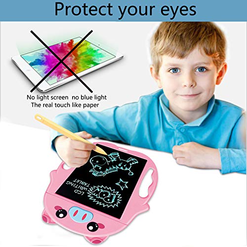 SLHFPX LOFEE Birthday Present for 2-6 Years Old Girl, Boogie Board Magna Doodle for Kids Best Gifts for 5-12 Year Old Boys Girls Writing Tablet Doodle Board for Kids Toddlers Pink