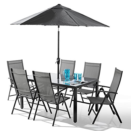 Santorini 8 Piece Garden And Patio Set New 2018 Model With 100