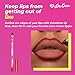 Lime Crime Velvetines Lip Liner, Poison (Ruby Red) - Soft & Creamy Texture - Long-Lasting Nude Matte Lip Lining Pencil - Waterproof Formula, Won't Smudge or Transfer - Vegan & Cruelty-Free