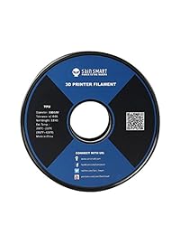Bobina de filamentos para impresoras 3D SainSmart, 0.06 pulgadas, flexible, TPU, 1,7 libras, Transparente, 1