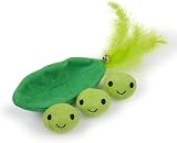 Petface Peas In a Pod Interactive Plush Cat Toy Catnip Filled view 5