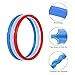 Silicone Sealing Ring for Instant Pot Accessories, Sweet and Savory Ring Fits 5 or 6 qt Instant Pot Models BPA-free 3 Pack including 1 pair Silicone Oven Mitts (Blue,Red,Clear)