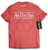 Bazinga Chemical Element Big Bang T-Shirt (X-Large, Red)