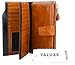 YALUXE Women's Genuine Leather Wallet RFID Blocking Multi Card Holder with Cell Phone Pocket Mothers Day Gifts