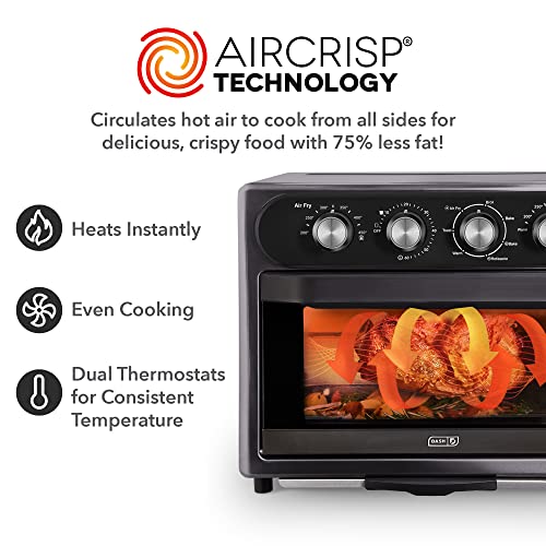 Dash Chef Series 7 in 1 Convection Air Fry Oven with Nonstick Fry