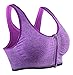 AM CLOTHES Plus Size Sports Bras for Women Seamless Wireless Padded Yoga Bra with Removable Pads Medium 1344-2PC-DGY DPP