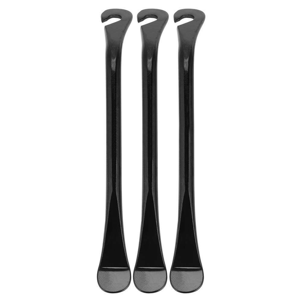 VGEBY 3Pcs Carbon Steel Bicycle Tire Lever, Black, 12cm