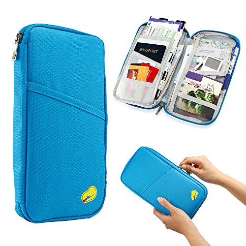 Gearonic tm travel wallet slim organizer security theft proof for…
