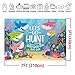 TJ 7X5FT Baby Shark Family Let's Go Hunt Photo Background Under The Sea Photography Backdrops Baby Shower Kids Birthday Theme Party Decor Banner Studio Props Vinyl