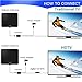 【2019 Newest】 HDTV Antenna, 60-80 Miles Long Range Indoor Amplified Digital TV Antenna with Amplifier Signal Booster Support 4K Local Channels Broadcast - Extremely High Reception
