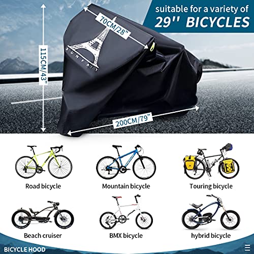 Bicycle Covers Outdoor Storage Waterproof,Bike Tarp Waterproof,Tarp for