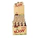 18 Raw ORGANIC Cones Pre-Rolled Rolling Papers, Raw ORGANIC Natural Unrefined Cones Rolling Paper 1.25 Size, 3 Packs of 6 Cones + Beamer Smoke Limited Edition Sticker