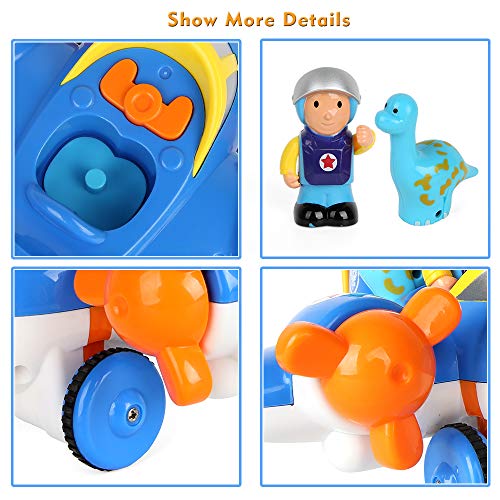 image for BeebeeRun RC Cartoon Remote Control Race Cars,2-Channel Radio Airplane