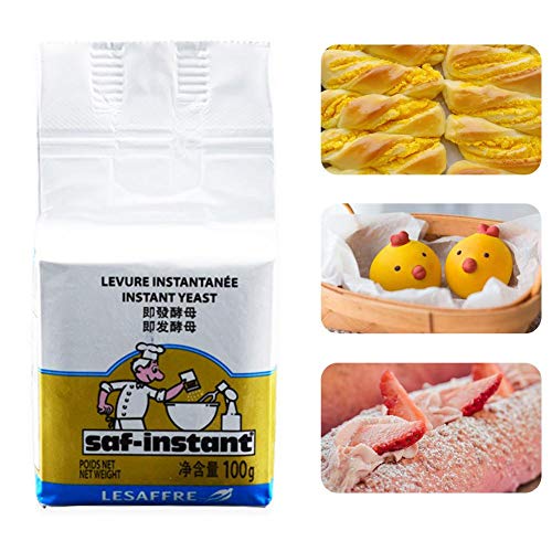 vividesire 100g Bread Yeast, Active Dry Yeast, RapidRise Instant Yeast