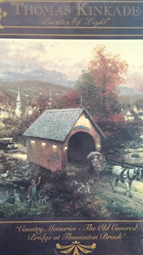 Thomas Kinkade Painter of Light 1000pc. Puzzle-The Old Covered Bridge at Thomaston Brook by Ceaco