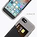 Tasikar Compatible with iPhone SE 2022/2020 Case/iPhone 7 Case/iPhone 8 Case with Card Holder Slot Wallet Case Leather and Fabric Design for iPhone SE (3rd Gen/2rd Gen) & iPhone 7/8 (Black)