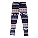 HDE Girls Fleece Winter Knit Leggings Kids Nordic Stretch Pants Footless Tights