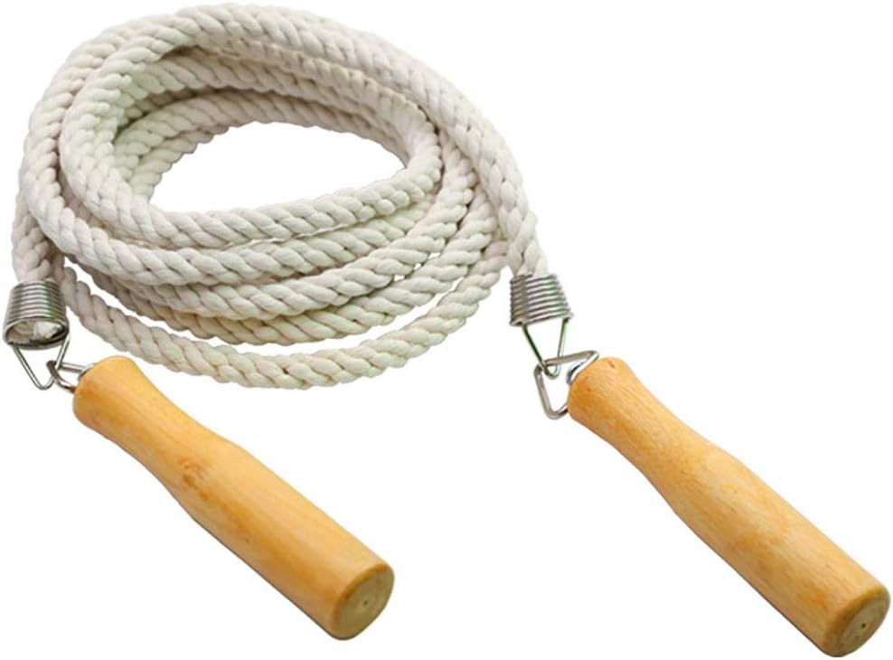 Skipping Rope, 5m Long Jump Rope with Wooden Handle for Kids and Adult