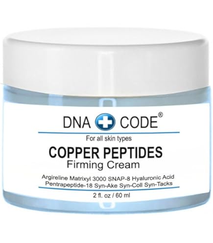 best ghk cu copper peptide serum Copper Peptide Face Cream Anti Wrinkle 1.7 fl oz Copper Tripeptide-1,  Repair, and Firming Daily Face Cream : Beauty & Personal Care main image 0
