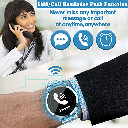 GBD Smart Watch Sport Activity Fitness Tracker with Heart Rate Blood Pressure Sleep Monitor Pedometer Waterproof Wrist Watch Wristband Birthday Gifts for Men Famle Women Him Her Mothers Day (Black) - Thumbnail 5