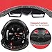 KUYOU Kids Protective Gear, Helmet Knee Pads and Elbow Pads Set with Wrist Guard Skateboard Accessories for Rollerblading Skateboard Cycling Skating Scooter. (Red)