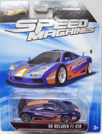 Mattel-Hot Wheels Speed Machines '96 Mclaren F1 Gtr