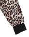 ZANZEA Women's Sexy Leopard Long Sleeve Chiffon Loose Blouse Casual Top Pullover Black US 20/Asian 3XL