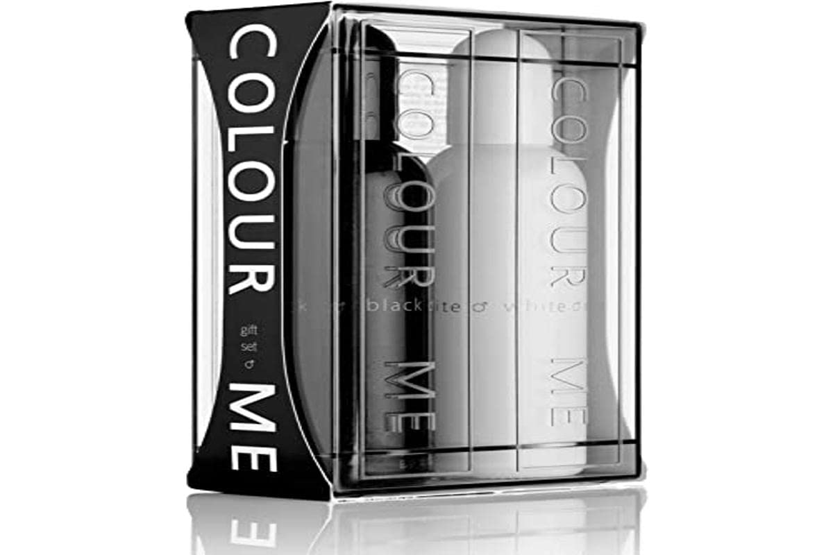 Colour Me Black & Colour Me White, 2x100ml Eau De Parfum Twin Pack by Milton-Lloyd