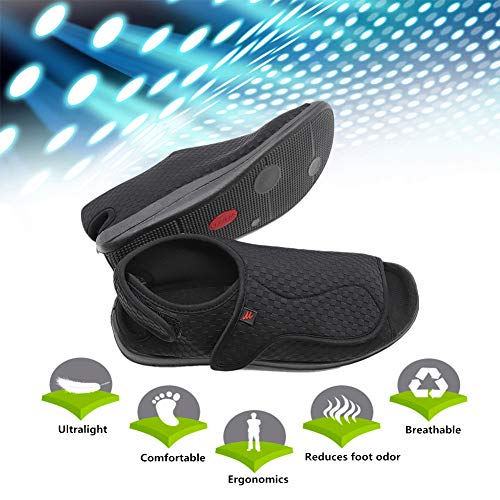 SMTSEC Zapatos Caminar Diabéticos Para Hombres Mujeres Con Pies Hinchados, Extra Anchos Hallux Valgus Artritis Edema