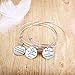 Jvvsci 3PCS Stainless Steel Inspirational Charm Bracelets Jewelry Set Engraved Message Motivational Expendable Bangles for Women Girls