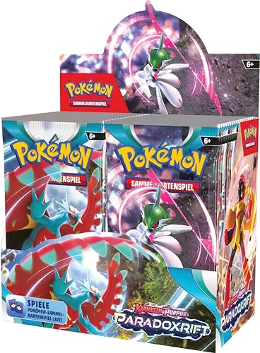 Pokémon-Sammelkartenspiel: Boosterpack-Display-Box Karmesin & Purpur – Paradoxrift (36 Boosterpacks) 3