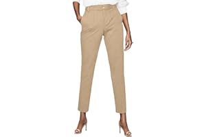 Miesuit Womens Dress Pants High Stretch Straight Leg Black Pants for Work Business Casual with Pockets