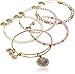 Alex and Ani I Love You Mom Set of Five Rafaelian Gold Bangle Bracelet
