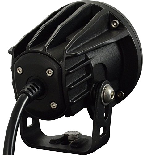 Vision X Lighting (XIL-OPRH115KIT) Optimus Round Halo 1, 10W LED, Emark Approved, 15 Degree Narrow, 2 Light Kit, Black