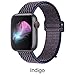 HILIMNY Compatible for Apple Watch Band 44mm, New Nylon Sport Loop, Adjustable Closure Wrist Strap, Replacement Band Compatible for iwatch Series 3 2 1(44mm, Pack 4 B)