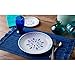 Corelle Santorini Sky Dinner Set, Blue/Turquoise