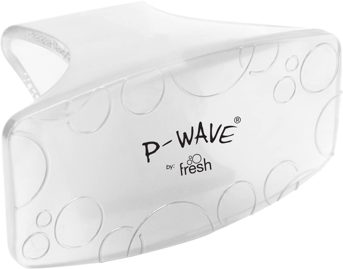 P-Wave Toilet Freshener Rim Block Clip, 12 Pack, 30 Day Recyclable Air Freshener for Bathrooms, Toilet bowls, Rooms, Cabinets, Office, Cars & Wardrobes, Gradually Releases Fragrance, Honeysuckle