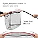 FISHINGSIR Fishing Net Fish Landing Net - Lightweight Foldable Pole Handle Strong Mesh Large