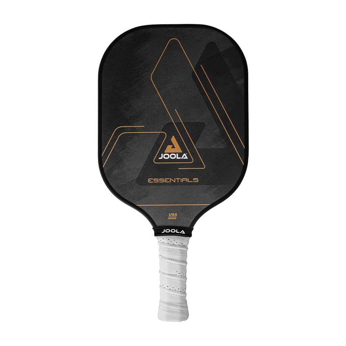 JOOLA Essentials Performance Pickleball Paddle with Reinforced Fiberglass Surface and Honeycomb Polypropylene Core, Black Image