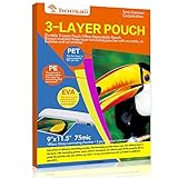Bonsaii 3-Layer Thermal Laminating Pouches,9 Inches x 11.5 Inches,3 Mil Thick,100 Pack