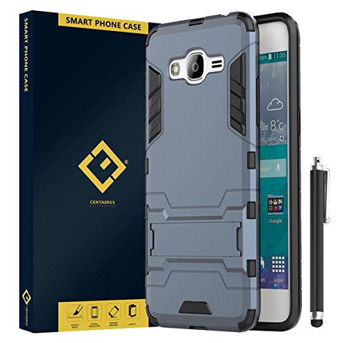 Samsung Grand Prime Case [Built-in Kickstand] [Shock Absorbing] Detachable 2 in 1 Hybrid Heavy Duty Armor Dual Layer Rugged Protective Hard Back Cover Case for Samsung Galaxy Grand Prime G530 G530T